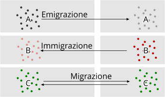 Popolazione: emigrazione, immigrazione e migrazione